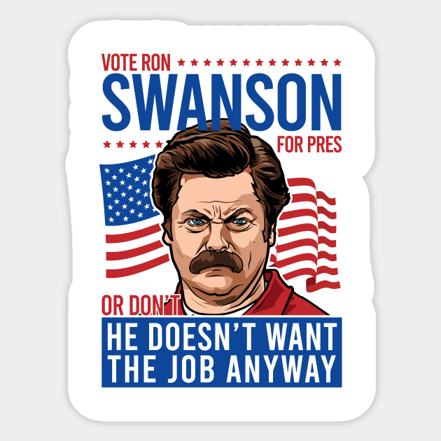 Vote For Ron Sticker by CoDDesigns